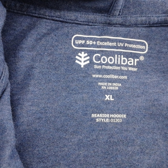 Coolibar Ladies Seaside Hoodie Long Sleeve Double Zip . Size XL - Picture 8 of 9